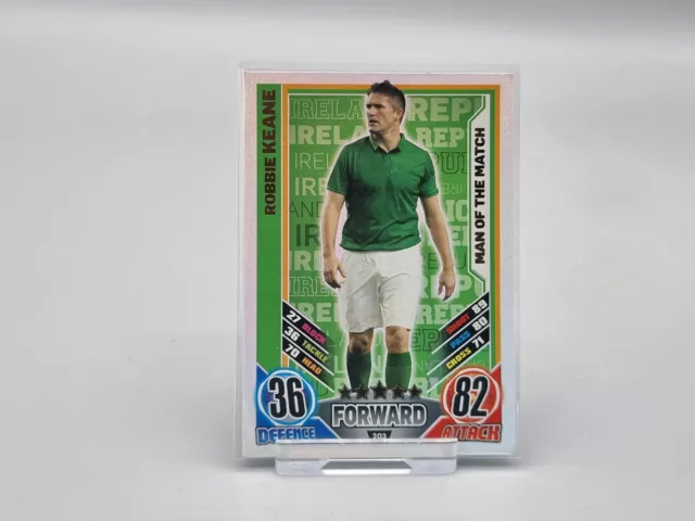 Topps Match Attax Euro 2012 Robbie Keane Man of the Match Card #203 - Ireland