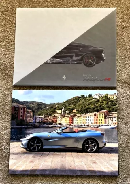 2020 FERRARI PORTOFINO M brochure - English text - Slipcase with 5 large sheets