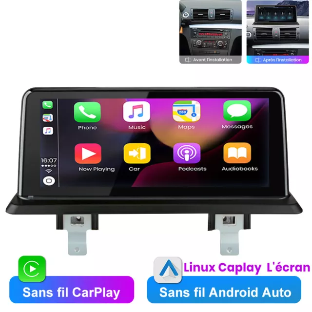 Pour BMW E81 E82 E87 E88 2006-12 Linux CarPlay autoradio Android auto Bluetooth