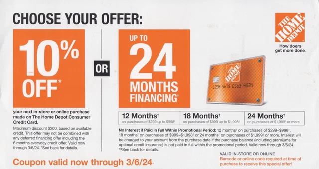 home-depot-coupon-10-off-24-months-no-interest-finance-exp-march-6-2024-hd-cc-12-51-picclick