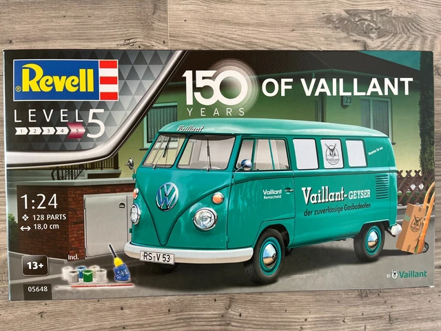 Coffret cadeau : 150 Ans de Vaillant - VW T1 - Maquette Voiture - Revell - Rue des Maquettes