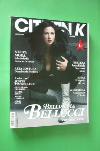 Magazine Citizen K Espana 7/2006 Monica Bellucci+Justin Timberlake+Daniel