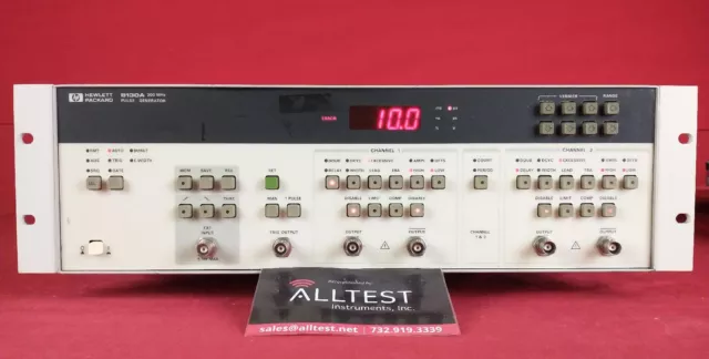 Agilent/Keysight 8130A 001-020 3339G01002 High-Speed Pulse Generator, 300 MHz