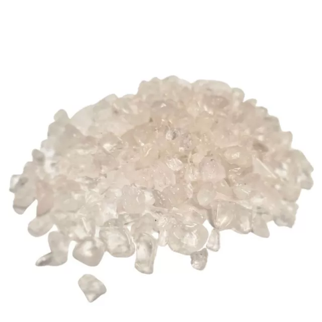 1kg Gemstone Chips Natural Loose Stones Bag of Clear Quartz Chips