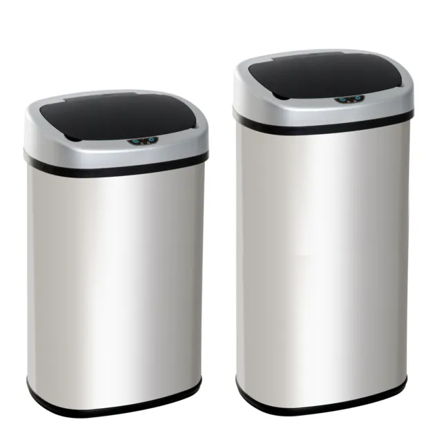 Sensor Dustbin Touchless Trash Can Automatic Garbage Bin Stainless Steel
