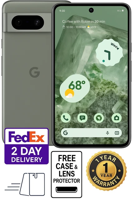 GOOGLE PIXEL 8 128GB Hazel, Unlocked All Services, oRIGINAL