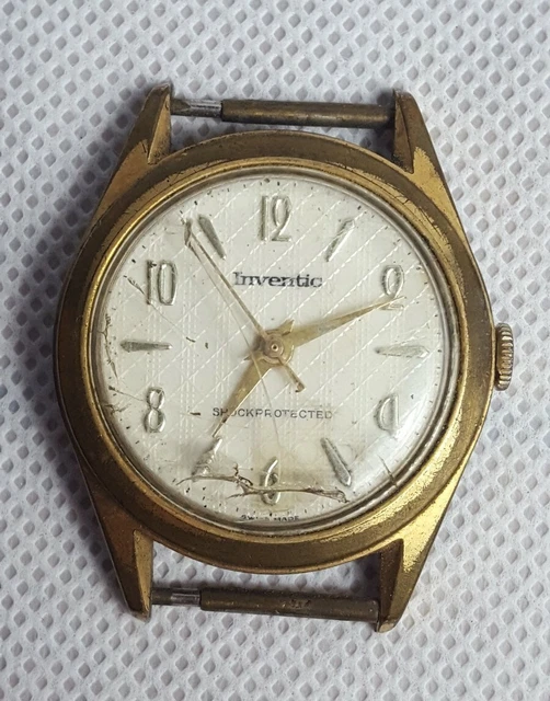 Montre Mécanique Vintage Virtus - Fabriquée En Suisse, Pour Réparations Ou Collection (occasion, état à Vérifier)
