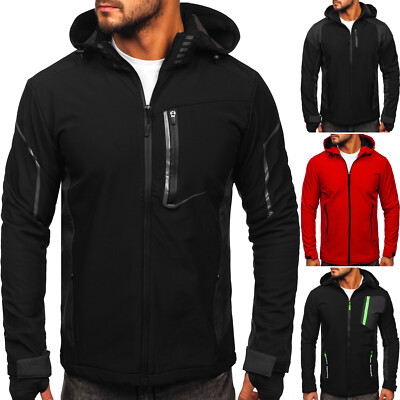 Transizione giacca Softshell Giacca Giacca Sportiva Vento Giacca Uomo BOLF MIX Soft Shell 