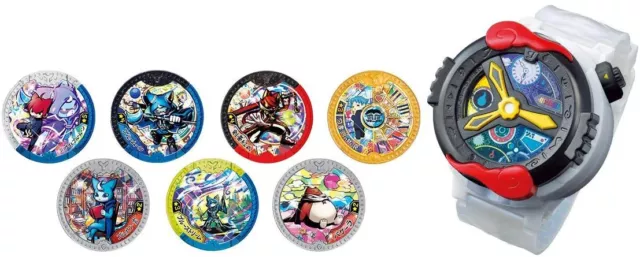 Yo-kai Watch DX YSP Watch Yo-kai Hero Blue Moon Set Pretend Play Toy Yokai Medal