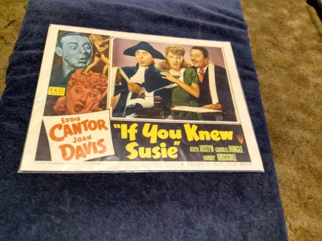 If You Knew Susie 1947 Lobby Card #6 Eddie Cantor