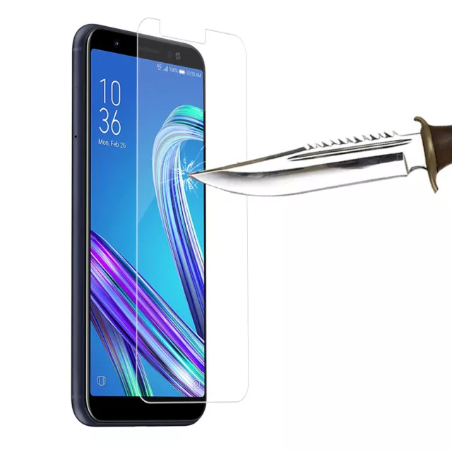 2 Films Verre Trempe Protecteur Asus Zenfone Max Pro (M1) ZB601KL/ ZB602KL 5.99" 3