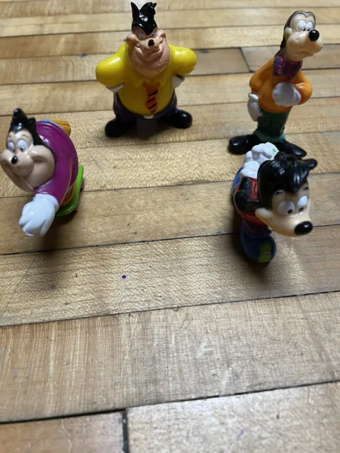 Disney Goof Troop PVC Figures Set of 4 Kelloggs Promo Goofy Pete PJ Max 90s