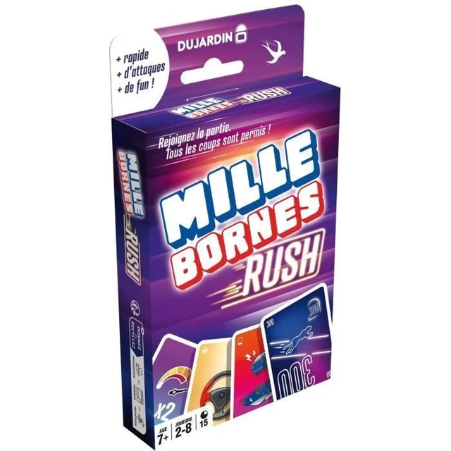 Dujardin Mille Bornes Pocket – Kartenspiel Für Unterwegs, Reiseedition, Ab 7 Jahren