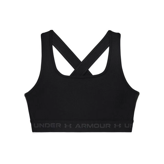 Reggiseni sportivi Donna Under Armour CROSSBACK BRA Nero 1361034 0001