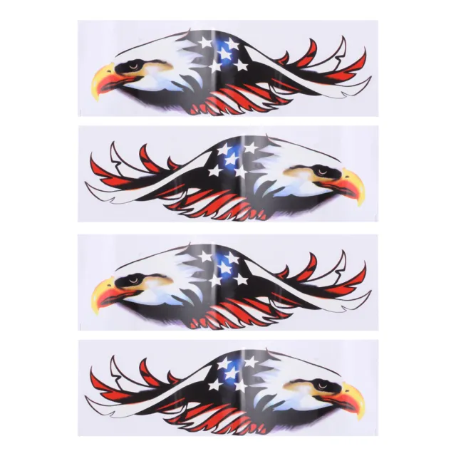 4 pz adesivi auto bandiera nazionale Eagle impermeabili auto