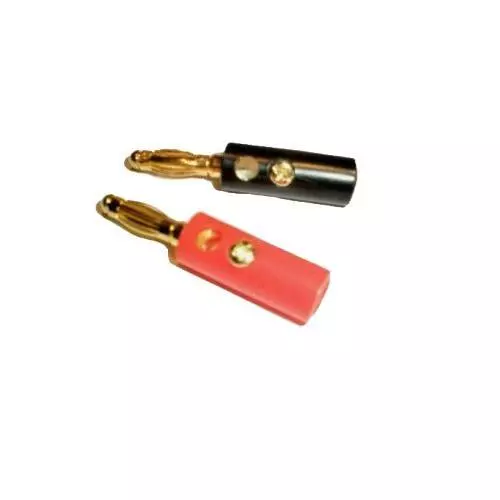 Banana 4mm Charger Plug Speaker For ESC Connectors Gold Plated 1 Pair Screw Type