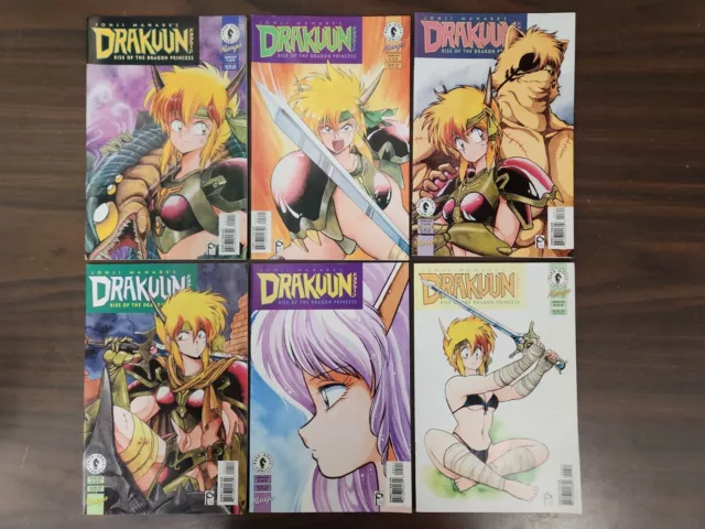 drakuun dark horse comics manga rise of the dragon princess complete 1 2 3 4 5 6