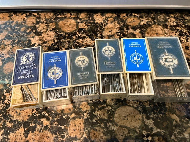 6 packs of Schmetz Vintage Sewing Machine Needles Lot G