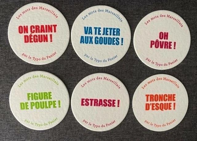 Lot De 40 Dessous De Verre En Carton Rond - Diamètre 10,7cm, épais 1,4mm - Jetables, Biodégradables - Pour Fête, Anniversaire, Barbecue