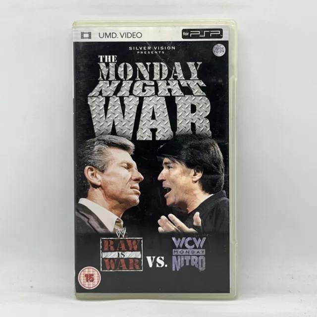 The Monday Night War Raw Vs WCW WWE Wrestling PSP PlayStation UMD Video Region 2