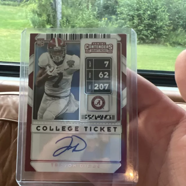 Panini Contenders 2020 Draft Picks - autógrafos de boletos universitarios #167 Trevon Diggs