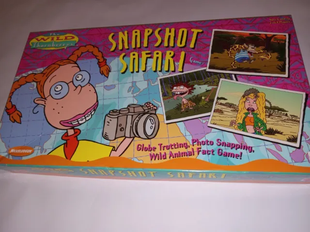 Nickelodeon The WILD THORNBERRYS SNAPSHOT SAFARI Board Game complete