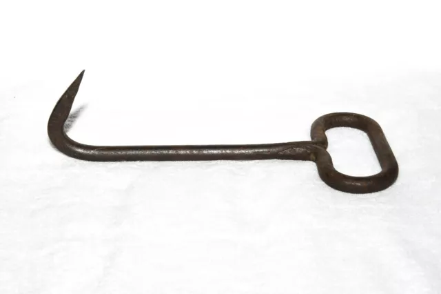 Vintage - Hand-forged Wrought Iron - Hay Bale Hook - 11 inch
