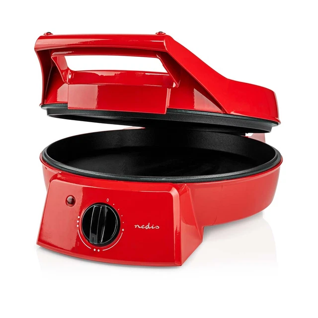Elektro Pizzaofen Pizzapfanne elektrisch Pizza Pancake Maker Ofen Grill Retro De