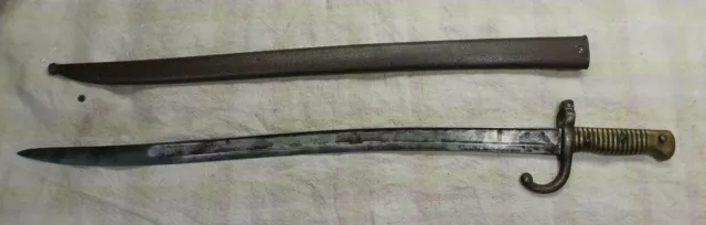 1871 French Chasspot Etienne Bayonet Scabbard 1871