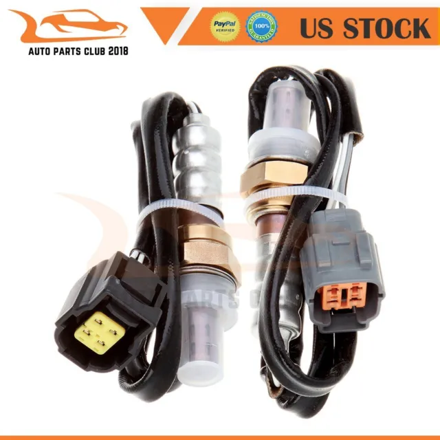 2pcs Upstream+Downstream for 99-03 Mazda Protege 1.6 L4 Oxygen Sensor O2 02