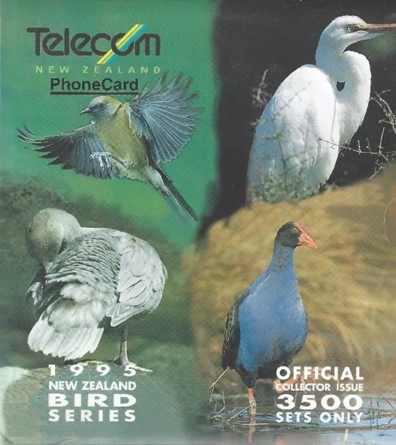 TK Telefonkarte/Phonecard 1995 Telecom New Zealand Pack  Birds