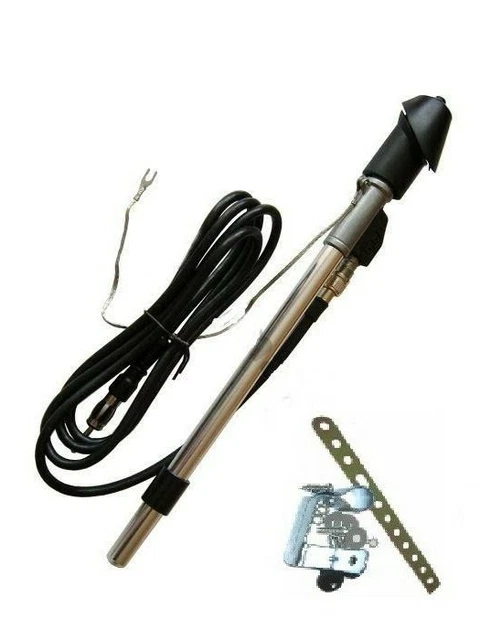 Antenne Télescopique Pour Mercedes Classe C W202 - Type Aile, Connecteur DIN, Neuf