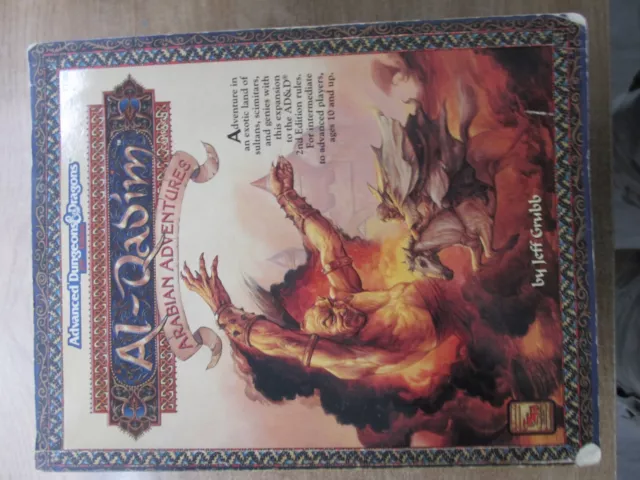 Tsr Ad&D 2E Al-Qadim Arabian Adventures 2126 Advanced Dungeon Dragon