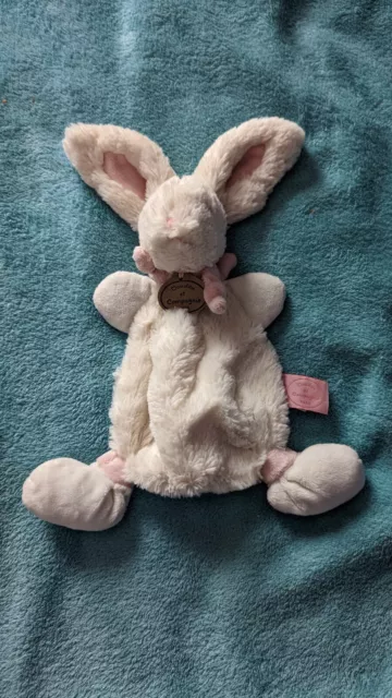 DOUDOU ET COMPAGNIE Paris White Bunny Rabbit Baby Comforter Soft