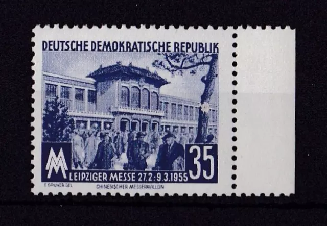 F341) DDR Nr. 449 b XI postfrisch Seitenrand Kurzbefund Dr. Ruscher BPP Mi. 160