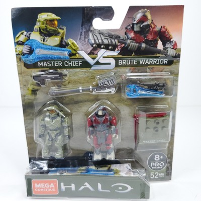 mega construx halo infinite master chief vs brute warrior figure 2 pk