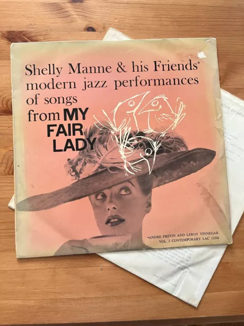 Shelly Manne & His Friends, Modern Jazz ... Songs From My Fair Lady VG+ Vinyl