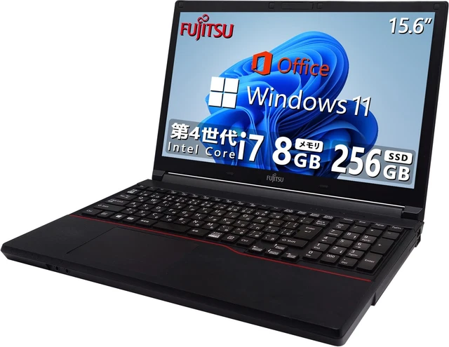 FUJITSU LAPTOP 256GB Ssd Windows 11 Office 2024 Slim