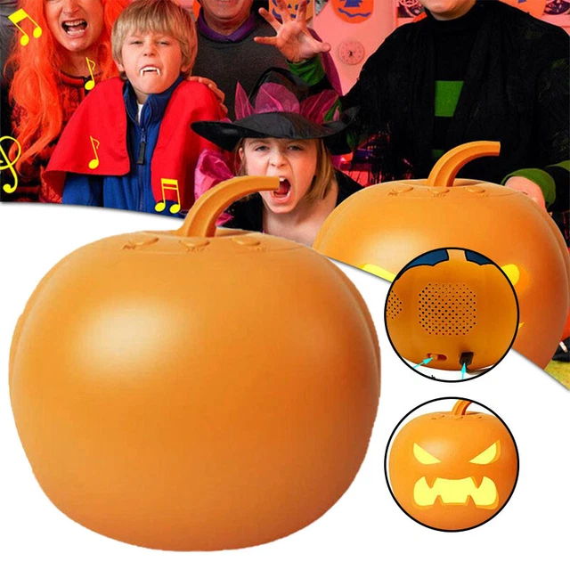 Light Up Pumpkin Face Changing Talking Pumpkin Jack-O-Lantern Halloween C