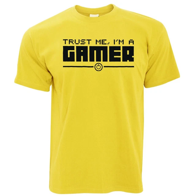Mens Funny Gaming T Shirt Trust Me I'm a Gamer Slogan Xbox PS4 PC Console Tshirt