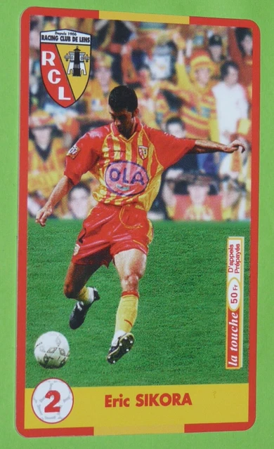 Carte Collector Robby Slater RC Lens Sang Et Or Rookie Onze Mondial 1992 Très Bon état