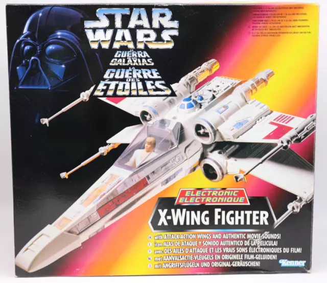 STAR WARS ELECTRONIC X-WING FIGHTER action figure (Kenner) Neuf New