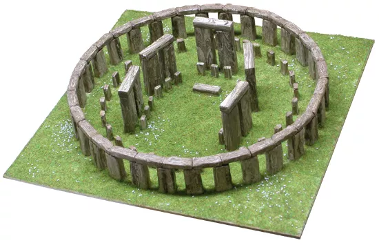 Aedes 1268. Maqueta Stonehenge (Amesbury) Inglaterra. ConstrucciÌ?n de ladrillos