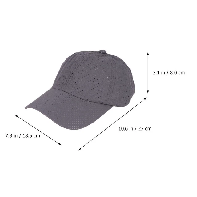 Breathable Baseball Hat Sun Hat Cappy Hat Baseball Caps Peaked Hat 5