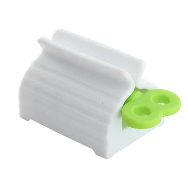 fr Plastic Facial Cleanser Clips Toothpaste Squeezer for Hair Dye Cosmetics (Gre