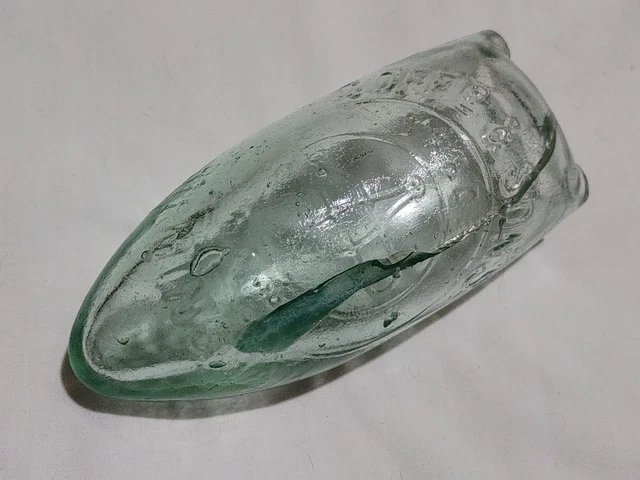 Rare Goffe & Sons Birmingham Crossed Bottles Pictorial 6 0Z Hybrid 4 Restoration