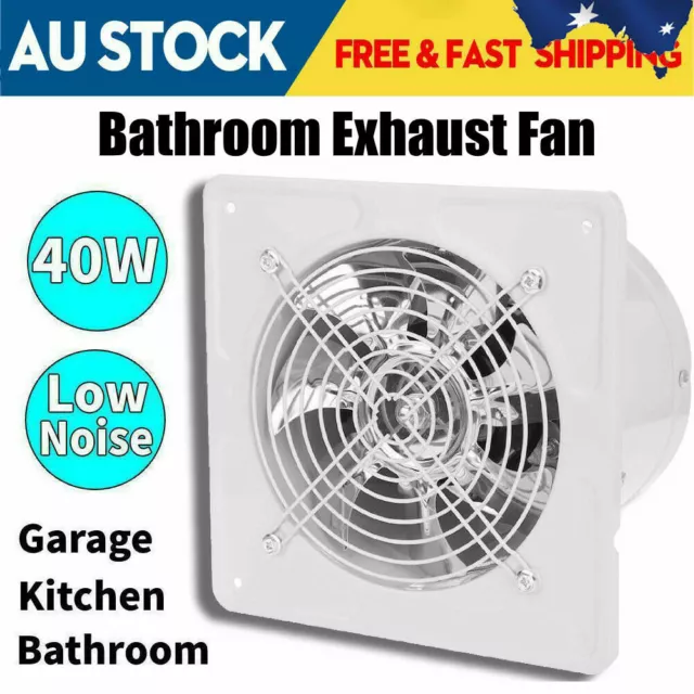 6Inch Ventilation Extractor Exhaust Fan Blower Wall Mounted Kitchen Bathroom