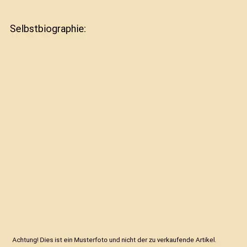 Selbstbiographie, Christoph Wilhelm Hufeland