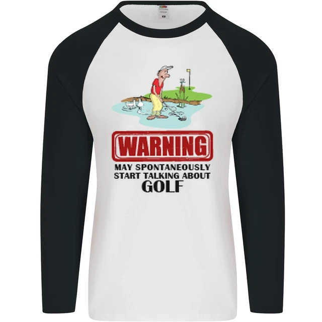 Maglietta da baseball May Start Talking About Golf Funny Golfing L/S