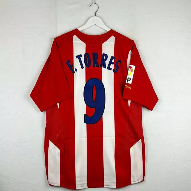 Atletico Madrid 2005/2006 Player Issue Home Shirt - Torres 9